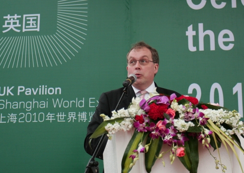 Simon Featherstone, the UK's project director for the Expo